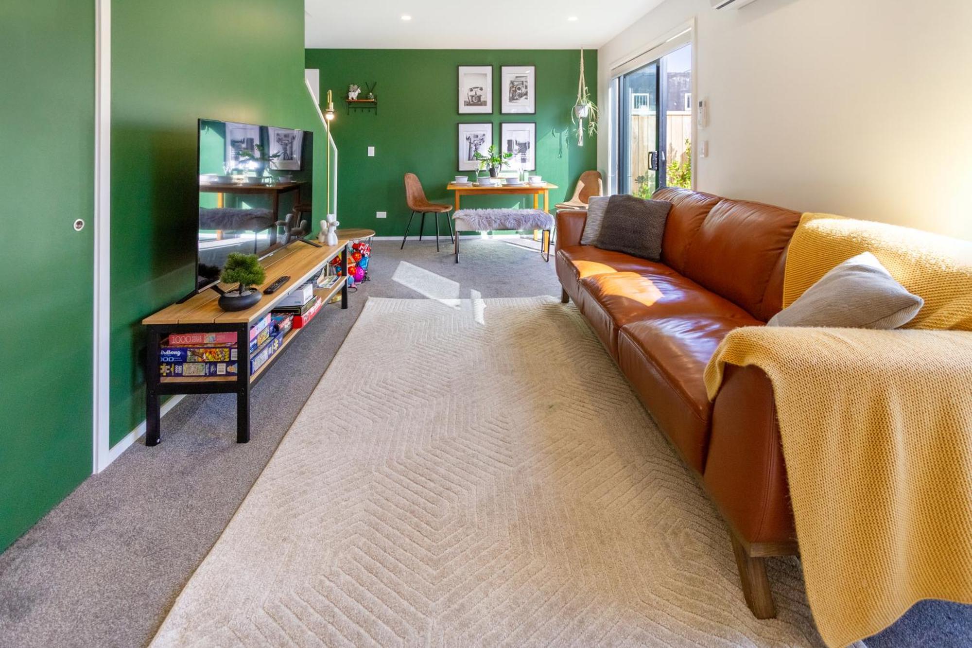 Gorgeous In Green - 2 Bed Central Oasis W/King Bed Christchurch Eksteriør billede